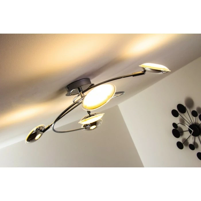 Trio Leuchten Trio PILATUS Deckenleuchte LED Chrom, 5-flammig – Bild 17