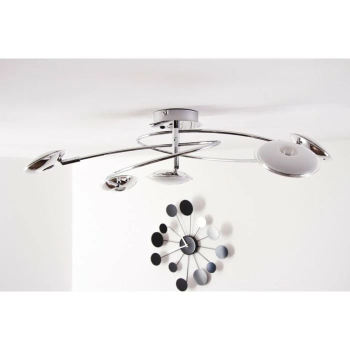 Trio Leuchten Trio PILATUS Deckenleuchte LED Chrom, 5-flammig – Bild 18