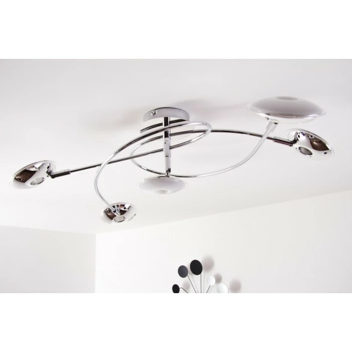 Trio Leuchten Trio PILATUS Deckenleuchte LED Chrom, 5-flammig – Bild 21