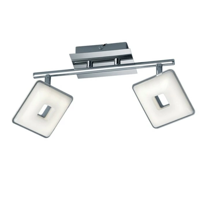 Trio Leuchten Trio Pontius Deckenspot LED Chrom, 2-flammig
