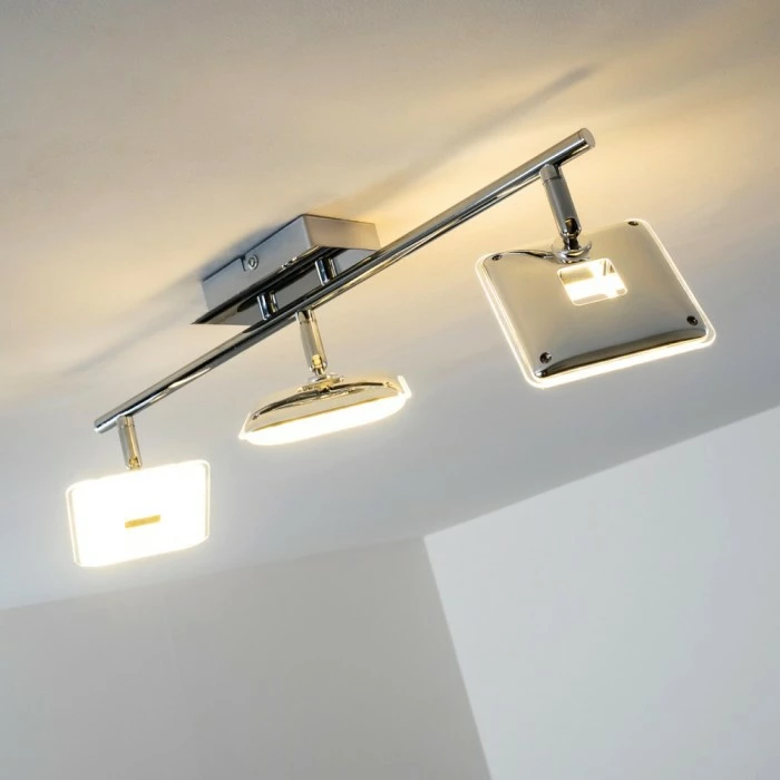 Trio Leuchten Trio Pontius Deckenspot LED Chrom, 3-flammig – Bild 11