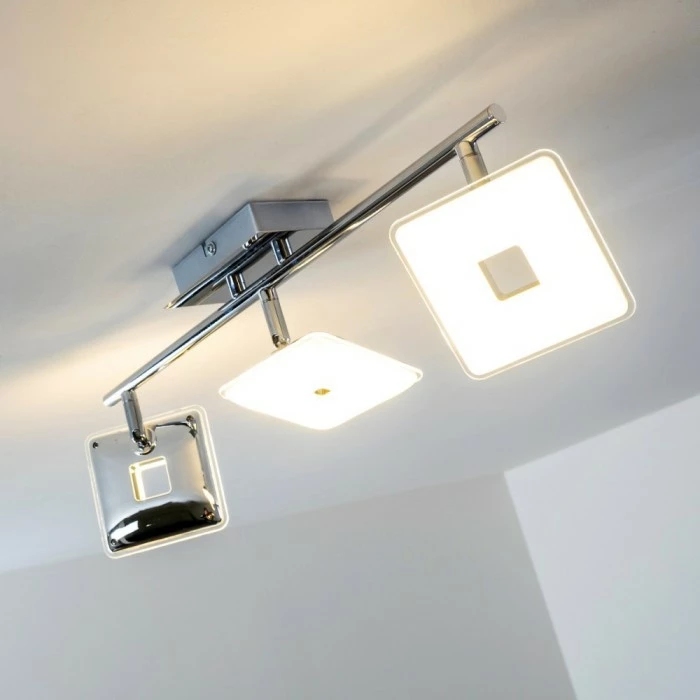 Trio Leuchten Trio Pontius Deckenspot LED Chrom, 3-flammig – Bild 9