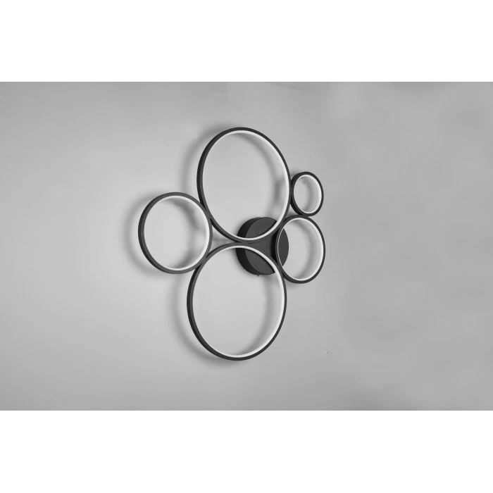 Trio Leuchten Trio Rondo Deckenleuchte LED Schwarz, 1-flammig – Bild 6