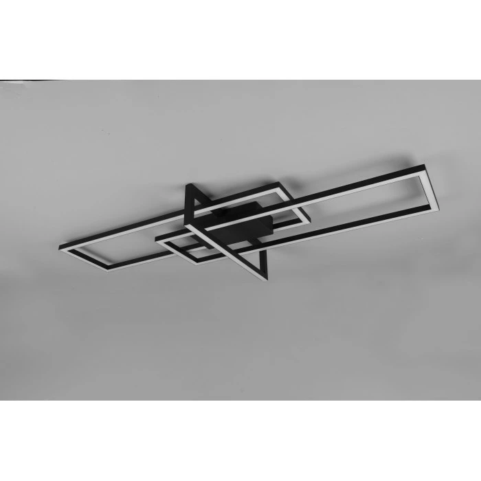 Trio Leuchten Trio Salinas Deckenleuchte LED Schwarz, 1-flammig – Bild 2