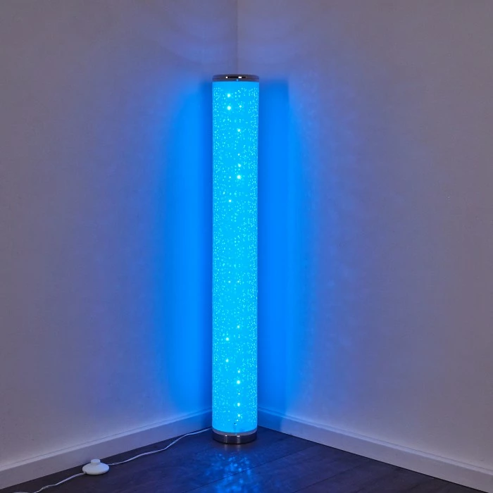 Hofstein Tumba Stehleuchte LED Weiß, 1-flammig, Fernbedienung, Farbwechsler – Bild 14