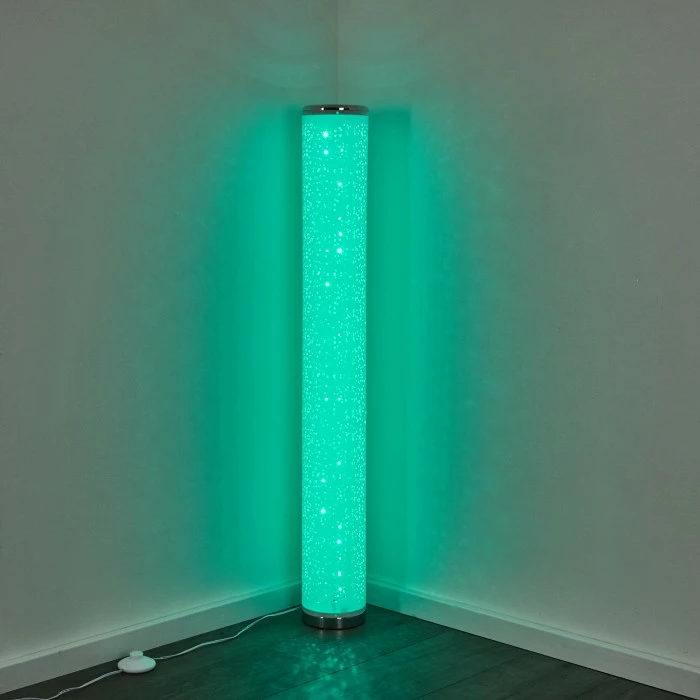 Hofstein Tumba Stehleuchte LED Weiß, 1-flammig, Fernbedienung, Farbwechsler – Bild 19