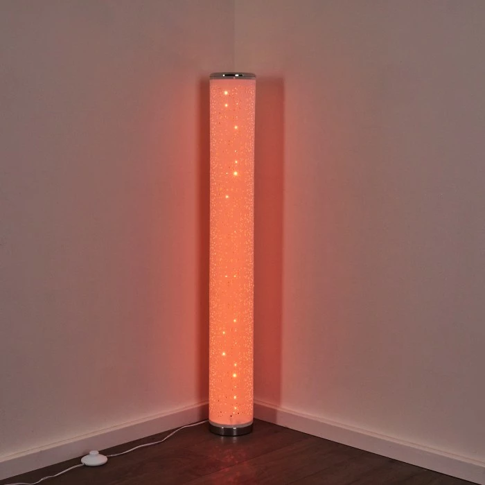 Hofstein Tumba Stehleuchte LED Weiß, 1-flammig, Fernbedienung, Farbwechsler – Bild 20