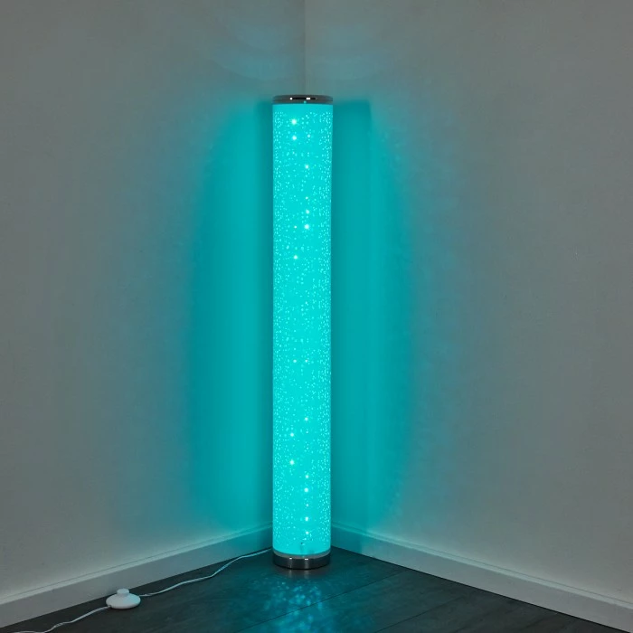 Hofstein Tumba Stehleuchte LED Weiß, 1-flammig, Fernbedienung, Farbwechsler – Bild 25