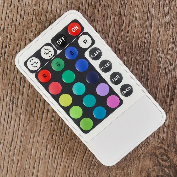 Hofstein Tumba Stehleuchte LED Weiß, 1-flammig, Fernbedienung, Farbwechsler – Bild 26