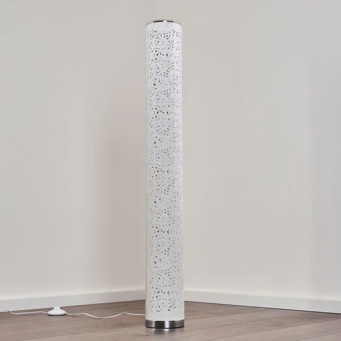 Hofstein Tumba Stehleuchte LED Weiß, 1-flammig, Fernbedienung, Farbwechsler – Bild 5