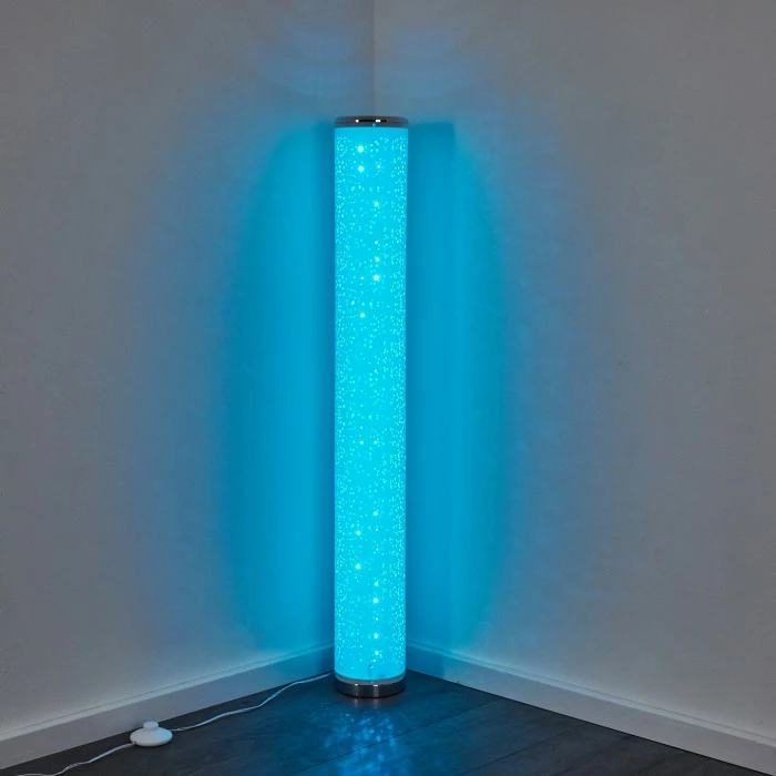 Hofstein Tumba Stehleuchte LED Weiß, 1-flammig, Fernbedienung, Farbwechsler – Bild 6