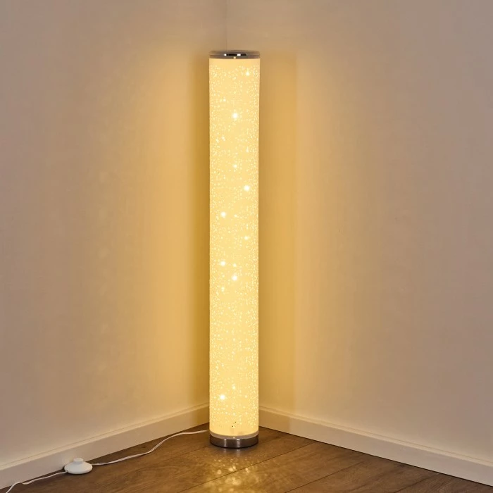 Hofstein Tumba Stehleuchte LED Weiß, 1-flammig, Fernbedienung, Farbwechsler – Bild 7