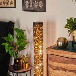 Hofstein Tumba Stehleuchte LED Schwarz, 1-flammig