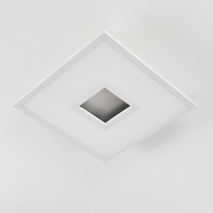 Hofstein Turbala LED Panel Weiß, 2-flammig, Fernbedienung, Farbwechsler – Bild 4