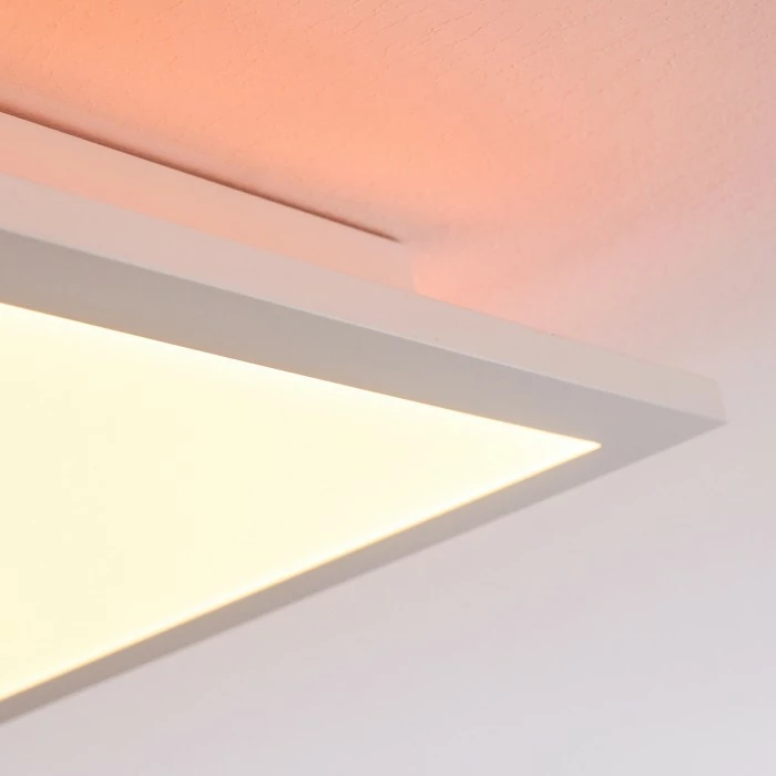 Hofstein Turbala LED Panel Weiß, 2-flammig, Fernbedienung, Farbwechsler – Bild 9