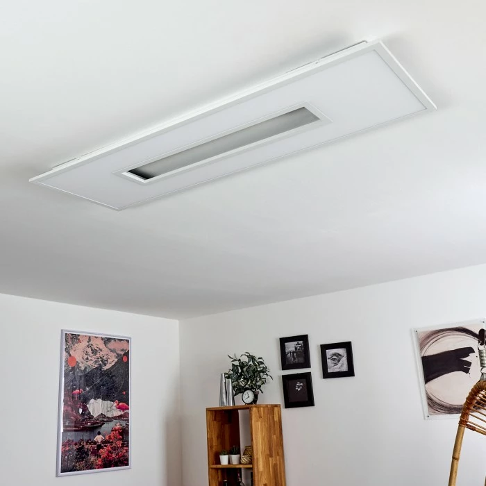 Hofstein Turbala LED Panel Weiß, 1-flammig, Fernbedienung, Farbwechsler – Bild 12