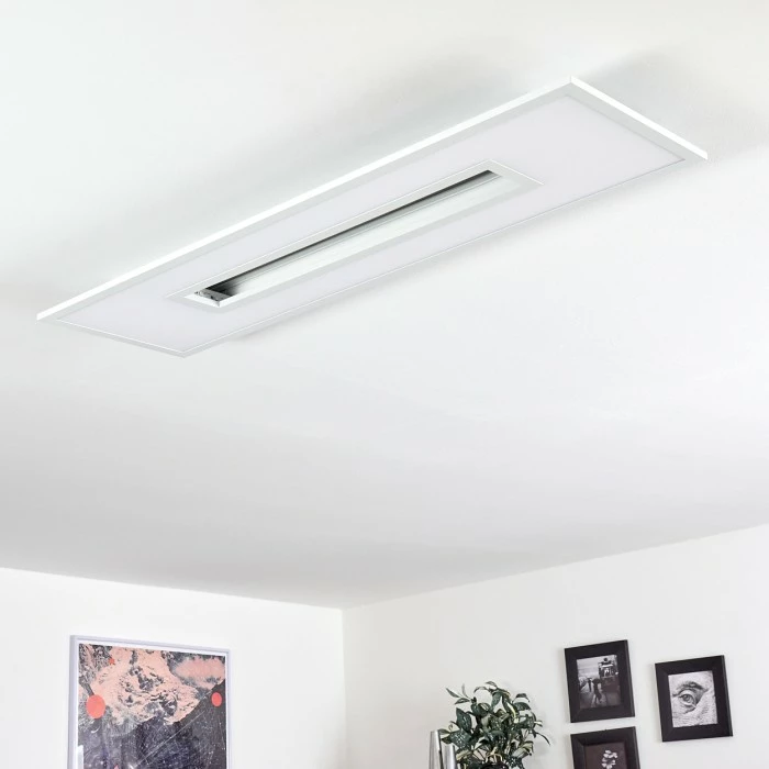 Hofstein Turbala LED Panel Weiß, 1-flammig, Fernbedienung, Farbwechsler – Bild 9