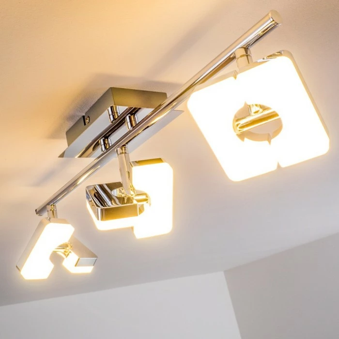 Hofstein Turin Deckenspot LED Chrom, 3-flammig – Bild 10