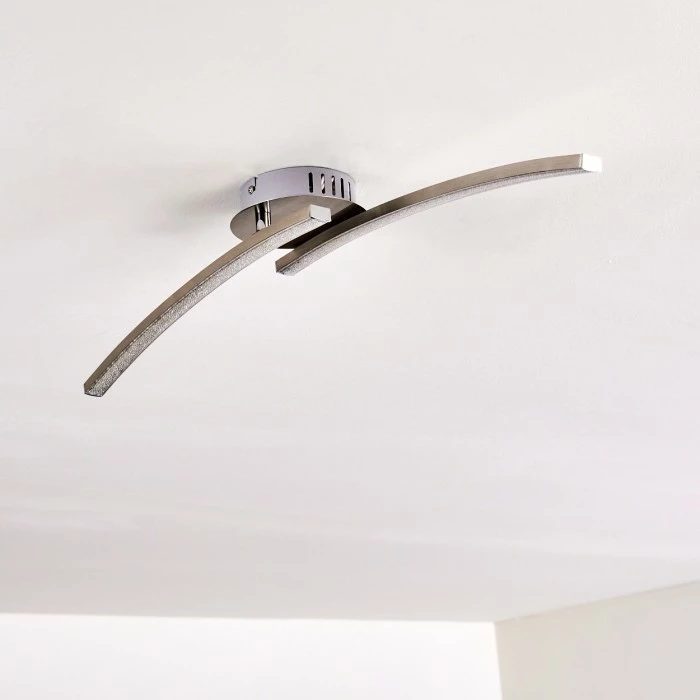 Hofstein Tusula Deckenleuchte LED Nickel-Matt, 2-flammig – Bild 25