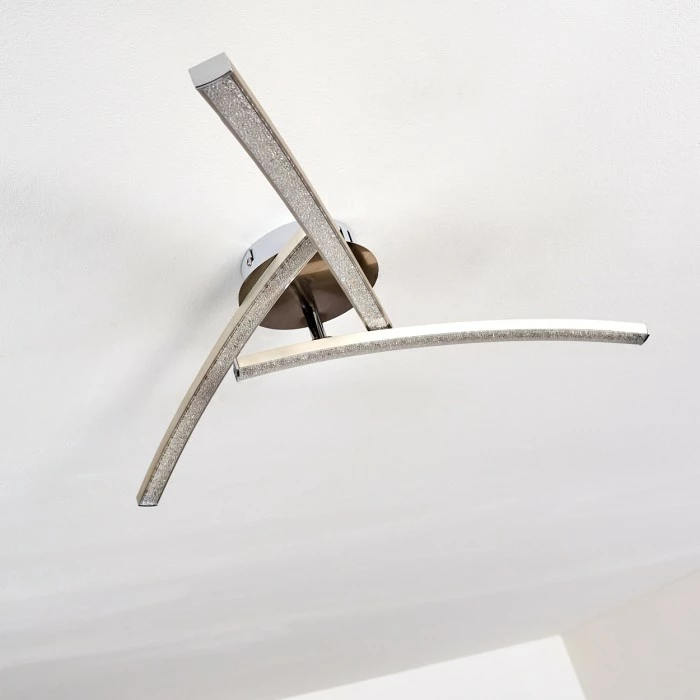 Hofstein Tusula Deckenleuchte LED Edelstahl, 3-flammig – Bild 12