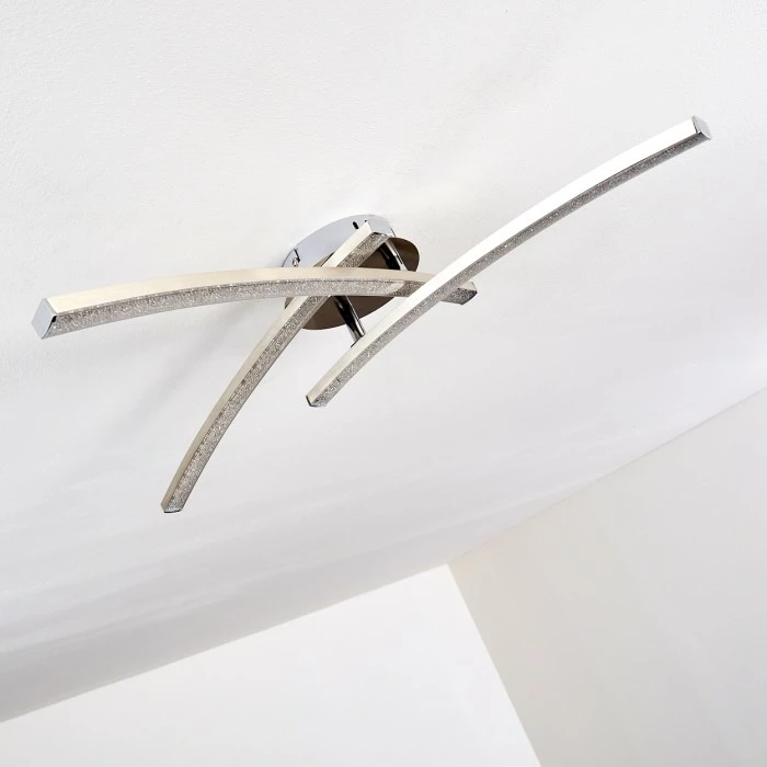 Hofstein Tusula Deckenleuchte LED Edelstahl, 3-flammig – Bild 14