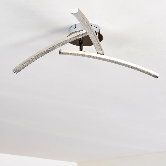 Hofstein Tusula Deckenleuchte LED Edelstahl, 3-flammig – Bild 16