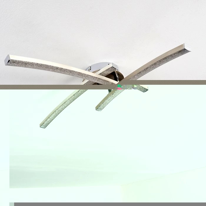 Hofstein Tusula Deckenleuchte LED Edelstahl, 3-flammig – Bild 20