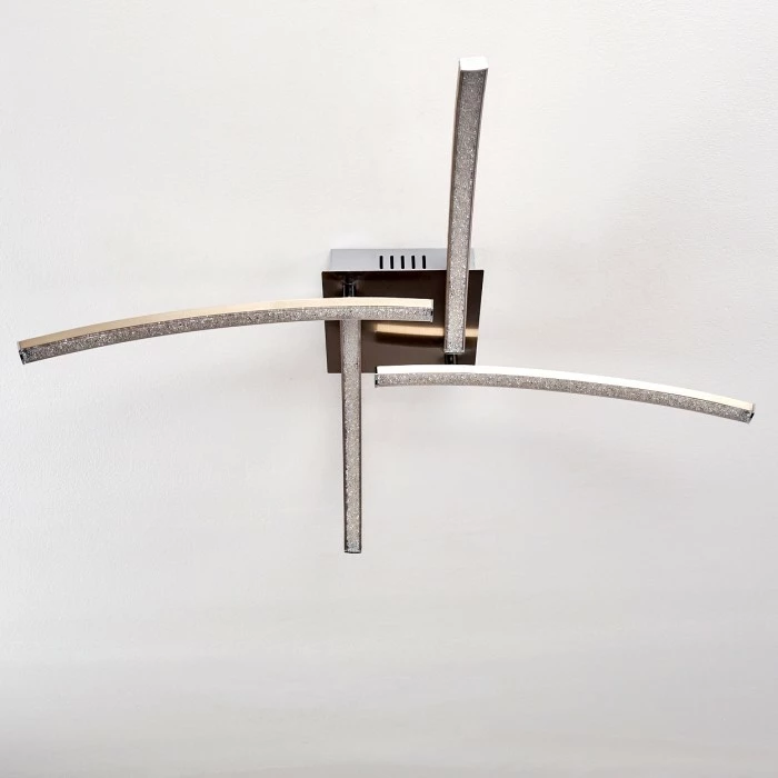 Hofstein Tusula Deckenleuchte LED Nickel-Matt, 4-flammig – Bild 12