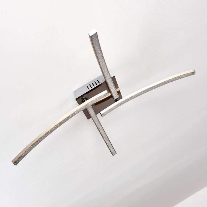 Hofstein Tusula Deckenleuchte LED Nickel-Matt, 4-flammig – Bild 15