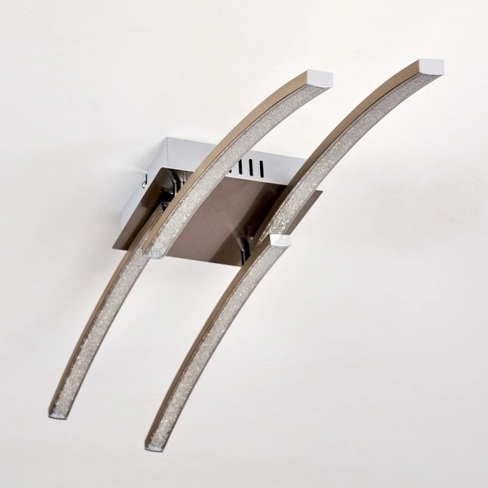 Hofstein Tusula Deckenleuchte LED Nickel-Matt, 4-flammig – Bild 7