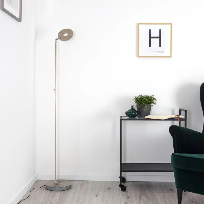 Hofstein Umag Stehleuchte LED Edelstahl, 1-flammig – Bild 18