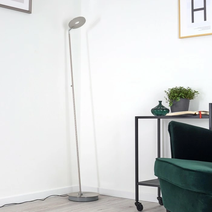 Hofstein Umag Stehleuchte LED Edelstahl, 1-flammig – Bild 5