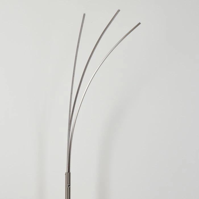 Hofstein Uttorp Stehleuchte LED Nickel-Matt, 3-flammig – Bild 8