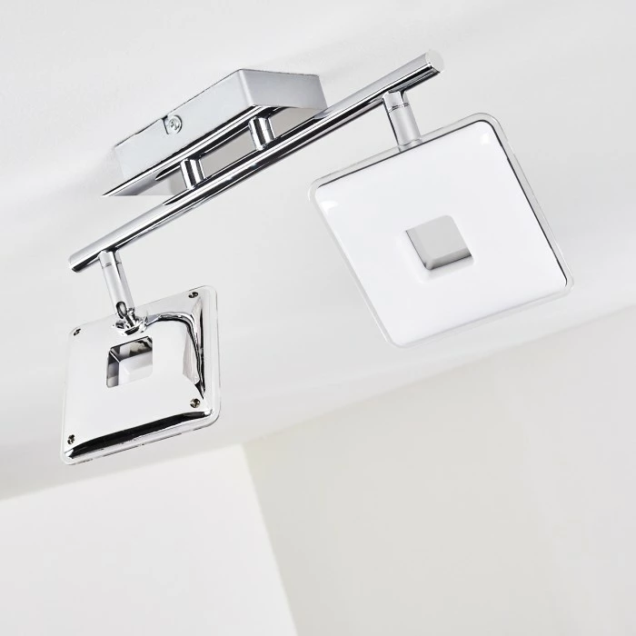 Hofstein Vallorbe Deckenleuchte LED Chrom, 2-flammig – Bild 12