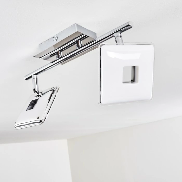 Hofstein Vallorbe Deckenleuchte LED Chrom, 2-flammig – Bild 15