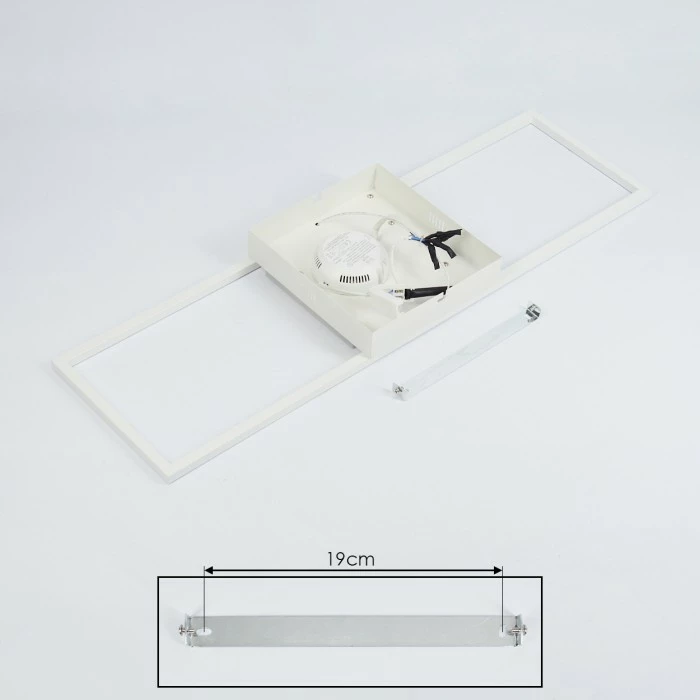 Hofstein Vaseux Deckenleuchte LED Weiß, 1-flammig – Bild 5