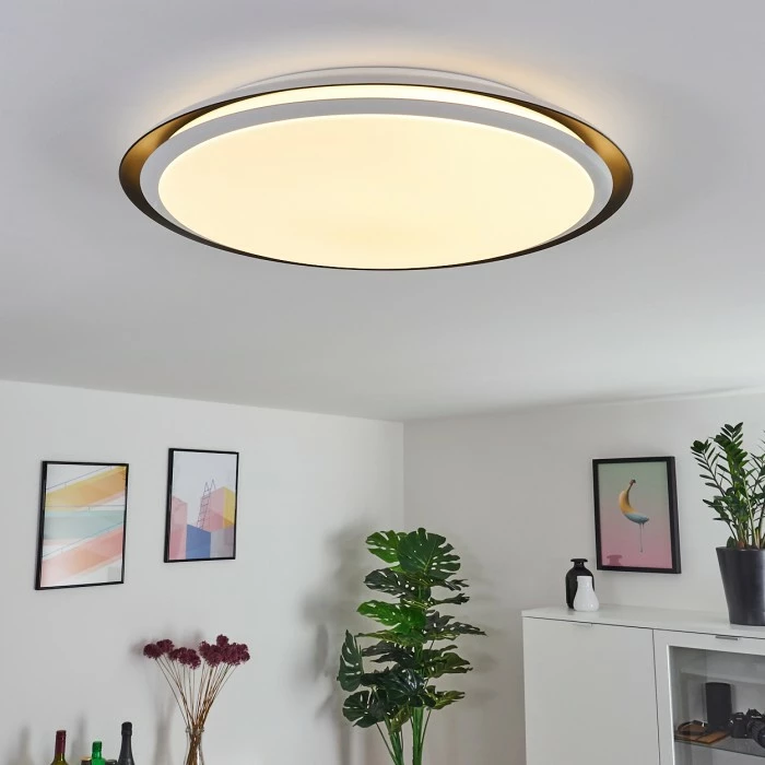 Hofstein Vejle Deckenpanel LED Weiß, 2-flammig, Farbwechsler – Bild 3