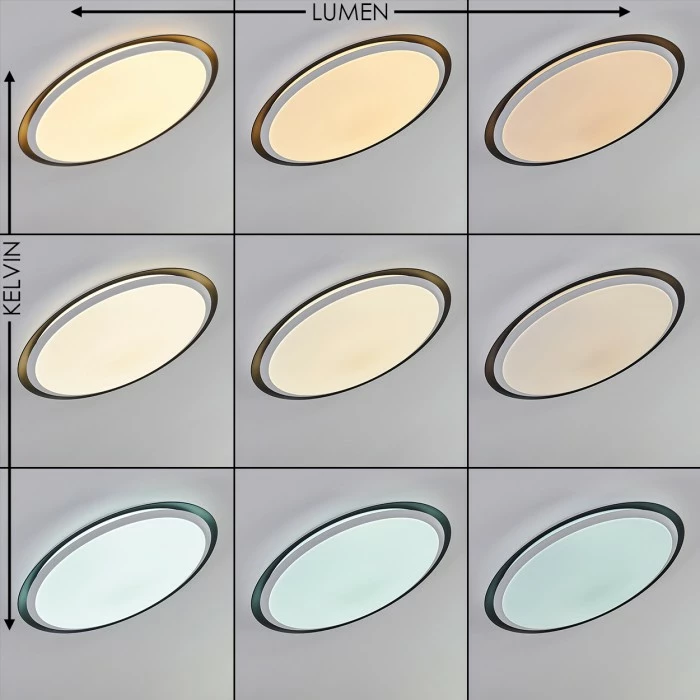 Hofstein Vejle Deckenpanel LED Weiß, 2-flammig, Farbwechsler – Bild 6