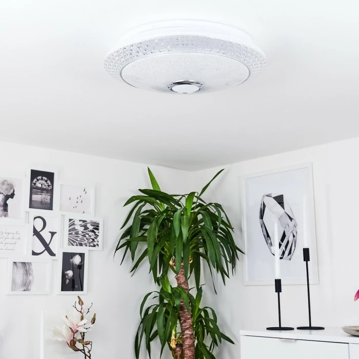 Hofstein Venice Deckenleuchte LED Weiß, 1-flammig, Fernbedienung – Bild 11