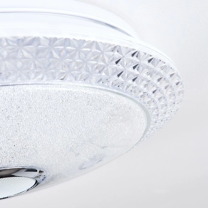 Hofstein Venice Deckenleuchte LED Weiß, 1-flammig, Fernbedienung – Bild 3