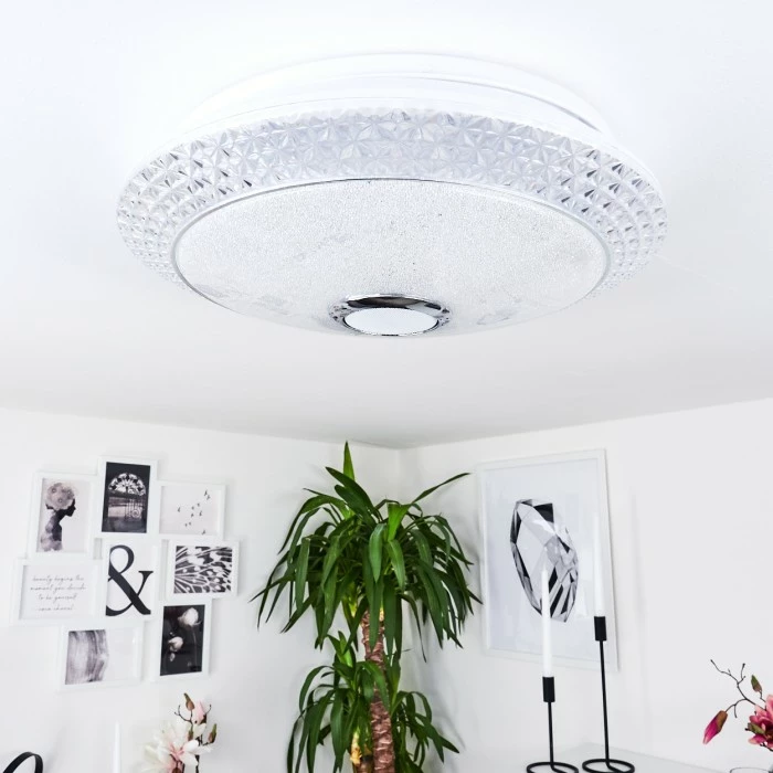 Hofstein Venice Deckenleuchte LED Weiß, 1-flammig, Fernbedienung – Bild 5