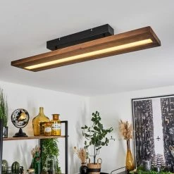 Hofstein Versoix Deckenleuchte LED Schwarz, 1-flammig