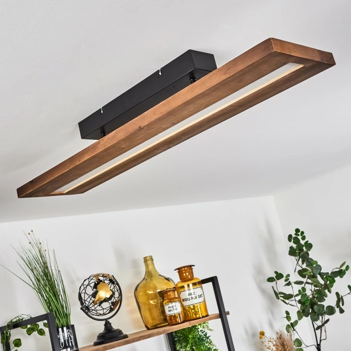 Hofstein Versoix Deckenleuchte LED Schwarz, 1-flammig – Bild 2