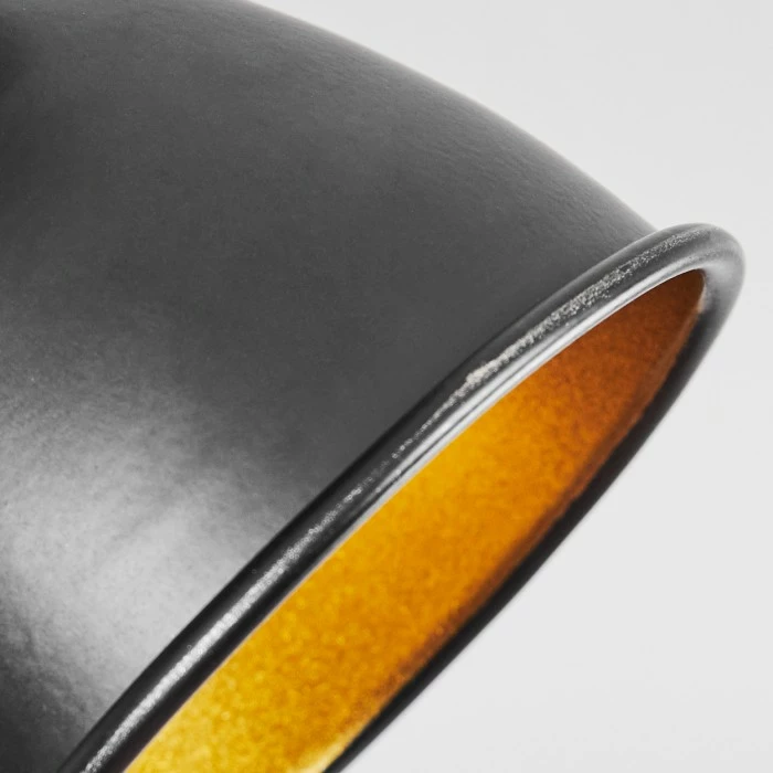 Hofstein Vestola Deckenleuchte LED Chrom, Schwarz, 3-flammig – Bild 3