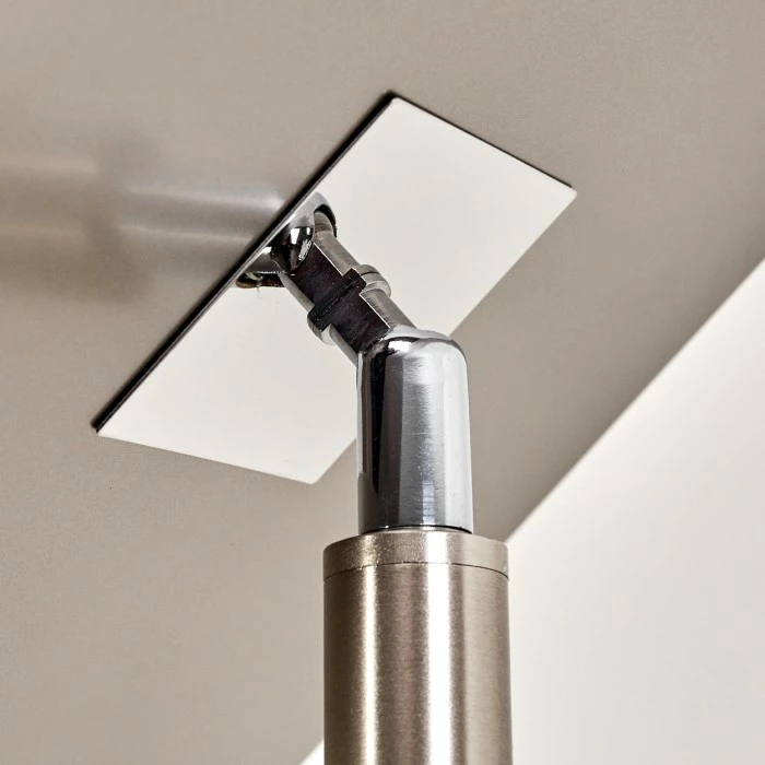 Hofstein Veteli Deckenfluter LED Edelstahl, 2-flammig – Bild 11