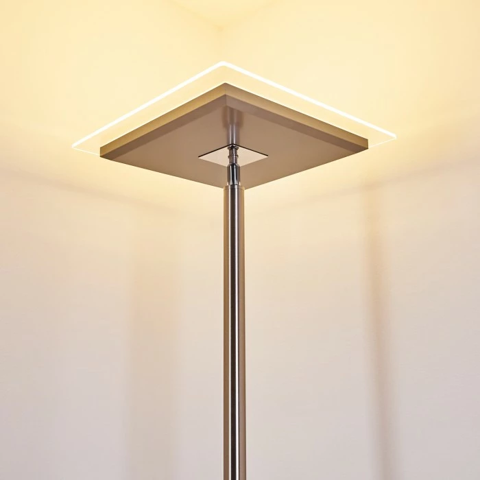 Hofstein Veteli Deckenfluter LED Edelstahl, 2-flammig – Bild 28