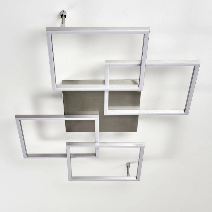 Hofstein Veyrier Deckenleuchte LED Stahl gebürstet, 4-flammig – Bild 16