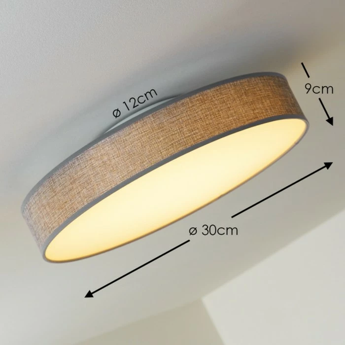 Hofstein Victoria Deckenleuchte LED Weiß, 1-flammig – Bild 2