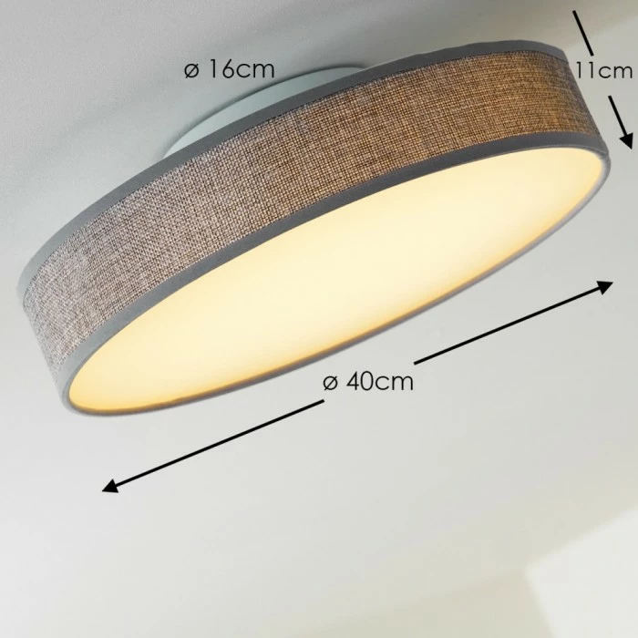 Hofstein Victoria Deckenleuchte LED Weiß, 1-flammig – Bild 2