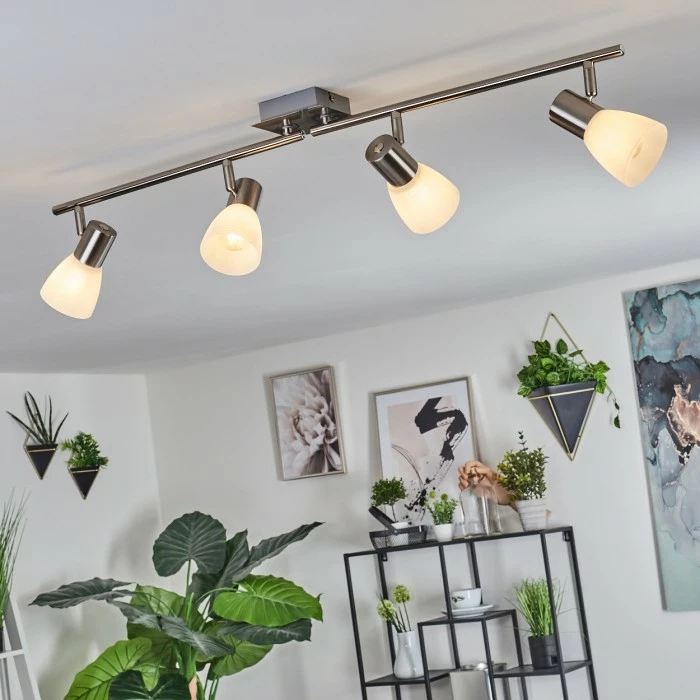 Hofstein Villaseca Deckenleuchte LED Nickel-Matt, 4-flammig – Bild 11